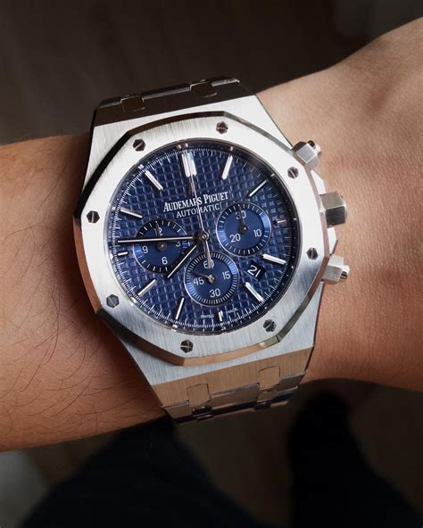 audemars piguet chrono blue|cheapest Audemars Piguet.